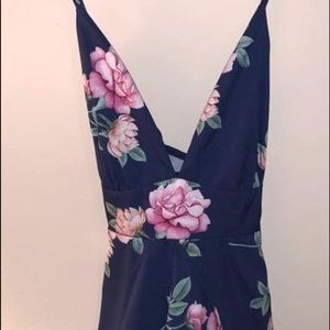 Floral Silk Romper